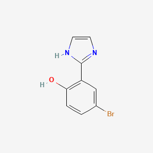 4-Bromo-2-(1H-imidazol-2-YL)phenol
