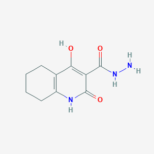 molecular formula C10H13N3O3 B14965524 2,4-Dihydroxy-5,6,7,8-tetrahydroquinoline-3-carbohydrazide 