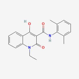 N-(2,6-dimethylphenyl)-1-ethyl-2-hydroxy-4-oxo-1,4-dihydroquinoline-3-carboxamide