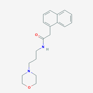 N-(3-morpholinopropyl)-2-(1-naphthyl)acetamide