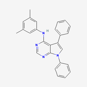 N-(3,5-dimethylphenyl)-5,7-diphenyl-7H-pyrrolo[2,3-d]pyrimidin-4-amine