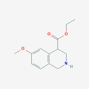 Ethyl 6-methoxy-1,2,3,4-tetrahydroisoquinoline-4-carboxylate