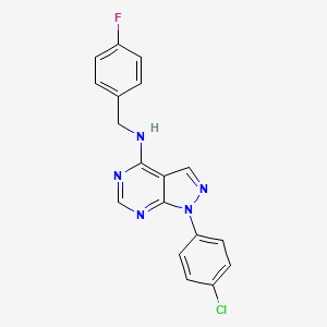 1-(4-chlorophenyl)-N-(4-fluorobenzyl)-1H-pyrazolo[3,4-d]pyrimidin-4-amine