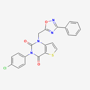 4-(diethylamino)-5-methyl-N-(5-methylisoxazol-3-yl)thieno[2,3-d]pyrimidine-6-carboxamide