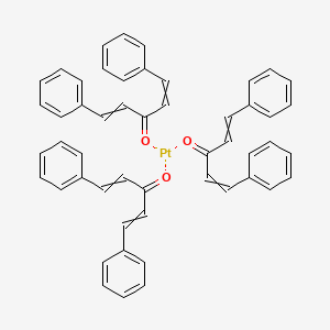molecular formula C51H42O3Pt B1496582 1,5-Diphenylpenta-1,4-dien-3-one;platinum 
