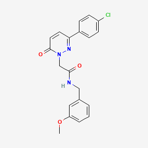 2-(3-(4-chlorophenyl)-6-oxopyridazin-1(6H)-yl)-N-(3-methoxybenzyl)acetamide