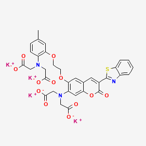 molecular formula C33H25K4N3O12S B1496604 BTC,tetrapotassiumsalt CAS No. 216453-54-2