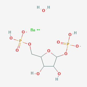 molecular formula C5H12BaO12P2 B1496607 d-Ribulose 1,5-diphosphate barium salt hydrate 