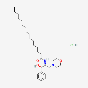 L-Threo-1-phenyl-2-hexadecanoylamino-3-morpholino-1-propanol hcl