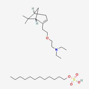 molecular formula C29H57NO5S B1496631 Myrtecaine lauryl sulfate 