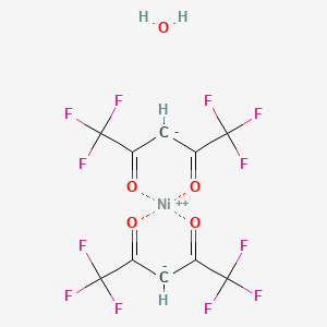 1,1,1,5,5,5-Hexafluoropentane-2,4-dione;nickel(2+);hydrate
