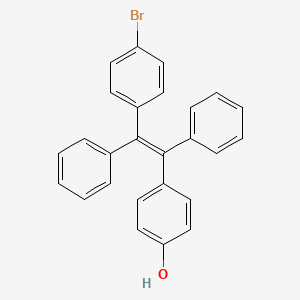 molecular formula C26H19BrO B1496640 4-(2-(4-Bromophenyl)-1,2-diphenylvinyl)phenol 