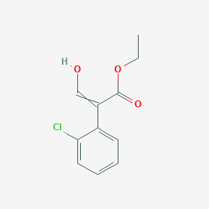 Ethyl 2-(2-chlorophenyl)-3-hydroxyprop-2-enoate