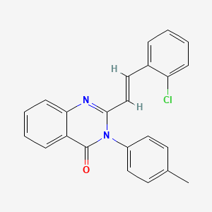 2-[(E)-2-(2-chlorophenyl)ethenyl]-3-(4-methylphenyl)quinazolin-4(3H)-one