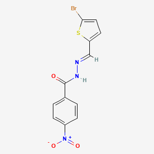 N'-[(5-bromo-2-thienyl)methylene]-4-nitrobenzohydrazide