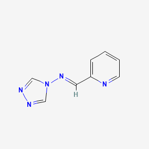 N-[(E)-pyridin-2-ylmethylidene]-4H-1,2,4-triazol-4-amine