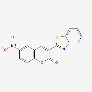 3-(1,3-benzothiazol-2-yl)-6-nitro-2H-chromen-2-one