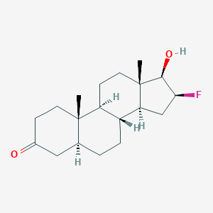 molecular formula C19H29FO2 B149667 16β-氟-5α-二氢睾酮 CAS No. 141663-88-9