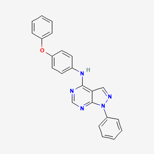 N-(4-phenoxyphenyl)-1-phenyl-1H-pyrazolo[3,4-d]pyrimidin-4-amine