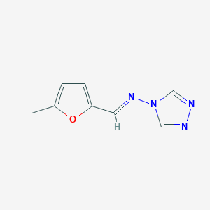 N-[(E)-(5-methylfuran-2-yl)methylidene]-4H-1,2,4-triazol-4-amine