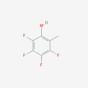 molecular formula C7H4F4O B1496706 1-Deuteriooxy-2,3,4,5-tetrafluoro-6-methylbenzene 