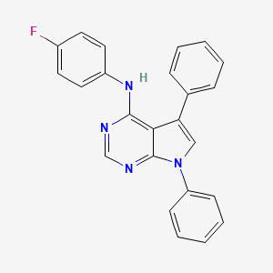 N-(4-fluorophenyl)-5,7-diphenyl-7H-pyrrolo[2,3-d]pyrimidin-4-amine