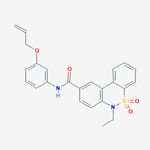 N-[3-(allyloxy)phenyl]-6-ethyl-6H-dibenzo[c,e][1,2]thiazine-9-carboxamide 5,5-dioxide