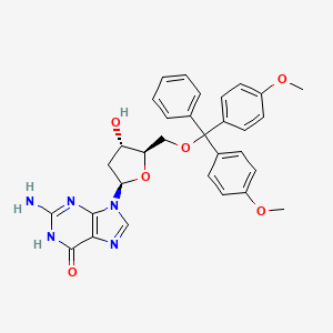 molecular formula C31H31N5O6 B1496717 5'-O-(4,4'-二甲氧基三苯甲基)-2'-脱氧鸟苷 CAS No. 81144-43-6
