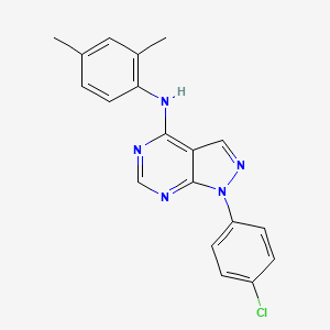 (2,4-Dimethylphenyl)[1-(4-chlorophenyl)pyrazolo[4,5-e]pyrimidin-4-yl]amine