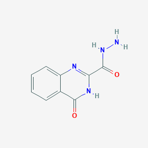 molecular formula C9H8N4O2 B1496730 4-Oxo-3,4-dihydroquinazoline-2-carbohydrazide CAS No. 34632-71-8