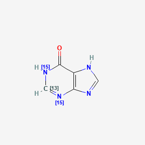 molecular formula C5H4N4O B1496741 6-Oxopurine-13C,15N2 CAS No. 244769-71-9