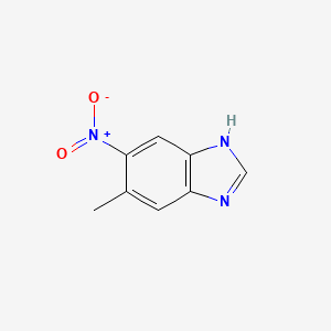 molecular formula C8H7N3O2 B1496743 5-methyl-6-nitro-1H-benzimidazole 