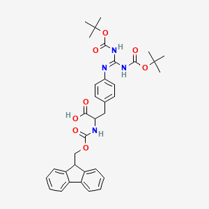 molecular formula C35H40N4O8 B1496746 Fmoc-(4,Bis(Boc)-guanido)Phe-OH 
