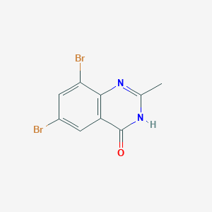 molecular formula C9H6Br2N2O B1496752 6,8-Dibromo-2-methylquinazolin-4-OL CAS No. 82326-77-0