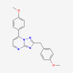 2-(4-Methoxybenzyl)-7-(4-methoxyphenyl)[1,2,4]triazolo[1,5-a]pyrimidine