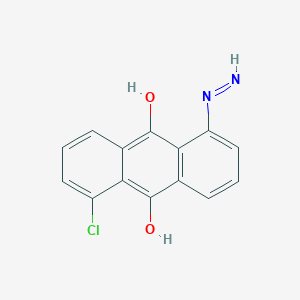 molecular formula C14H9ClN2O2 B1496754 1-Chloro-5-hydrazino-9,10-anthracenedione CAS No. 261962-07-6