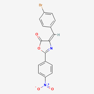 (4E)-4-(4-bromobenzylidene)-2-(4-nitrophenyl)-1,3-oxazol-5(4H)-one