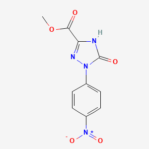 Methyl 2,5-dihydro-1-(4-nitrophenyl)-5-oxo-1H-1,2,4-triazole-3-carboxylate