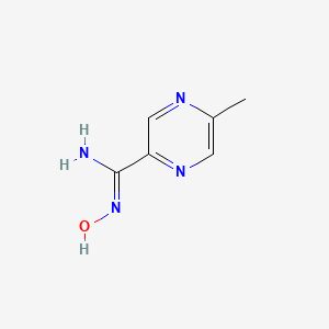 molecular formula C6H8N4O B1496768 5-Methylpyrazine-2-amidoxime CAS No. 832113-99-2