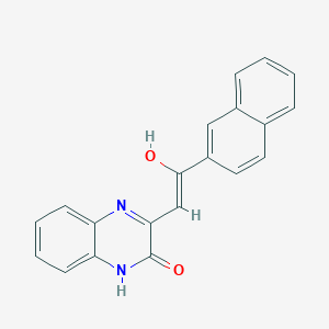 3-(2-Naphthalen-2-yl-2-oxo-ethylidene)-3,4-dihydro-1H-quinoxalin-2-one