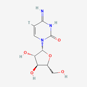 molecular formula C9H13N3O5 B1496788 CYTOSINE beta-D-ARABINOSIDE, [CYTOSINE-5-3H] 