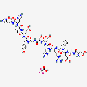 molecular formula C75H100F3N23O27 B1496796 Amyloid b-Protein (1-14) Trifluoroacetate CAS No. 186319-74-4