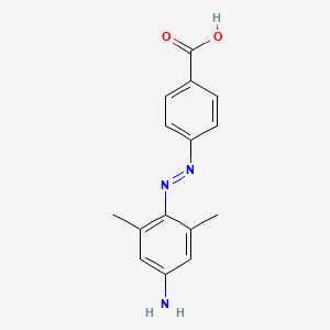 4-((4-Amino-2,6-dimethylphenyl)diazenyl)benzoic acid