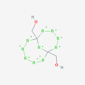 molecular formula C4H6B10O2 B1496802 1,7-Bis(hydroxymethyl)-M-carborane CAS No. 23924-78-9