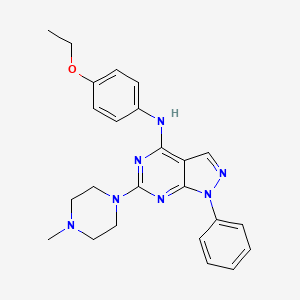 N-(4-ethoxyphenyl)-6-(4-methylpiperazin-1-yl)-1-phenyl-1H-pyrazolo[3,4-d]pyrimidin-4-amine