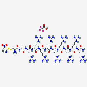 molecular formula C67H124F3N41O15S2 B1496807 Cys(Npys)-(D-Arg)9 Trifluoroacetate 