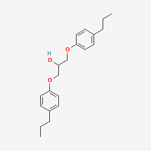 molecular formula C21H28O3 B1496812 1,3-Bis(4-propylphenoxy)propan-2-ol 