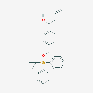 molecular formula C27H32O2Si B1496813 1-(4-((Tert-butyldiphenylsilyloxy)methyl)phenyl)but-3-en-1-ol 