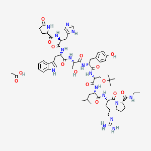 molecular formula C62H90N16O15 B1496815 (Des-Gly10,D-Tyr5,D-Ser(tBu)6,Pro-NHEt9)-LHRH Acetate 