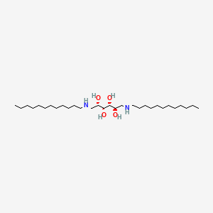 molecular formula C30H64N2O4 B1496819 (2R,3R,4R,5S)-1,6-bis(dodecylamino)hexane-2,3,4,5-tetraol 